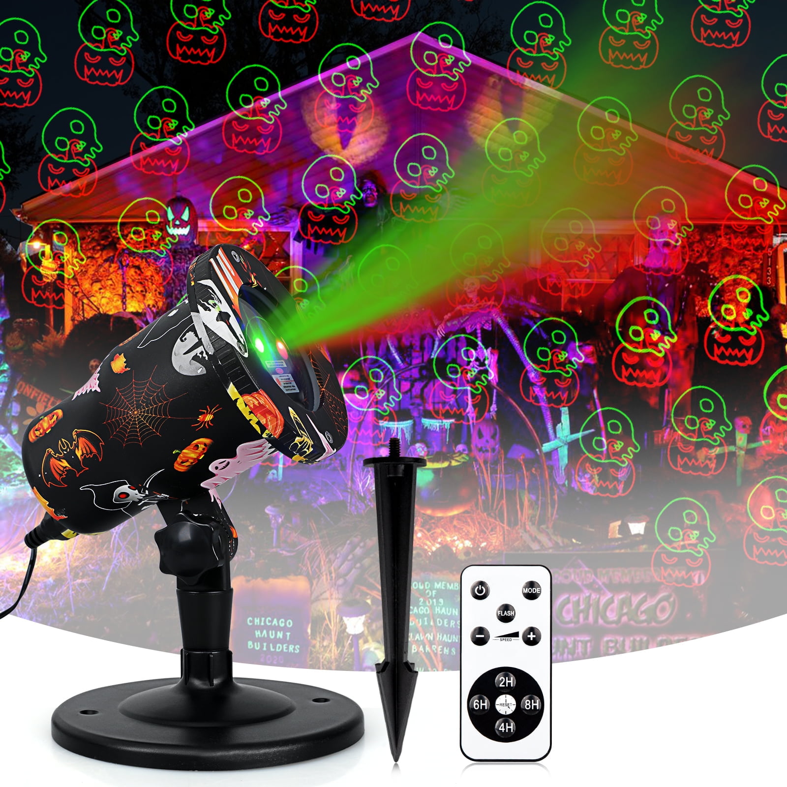 Halloween Projector Light Outdoor Waterproof, Laser Projector Light