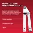 thumbnail image 5 of Rubbermaid Stainless Steel Garlic Press, 7.8” x 2.5” Garlic Mincer with Silicone Handle, Coconut Milk, 5 of 7
