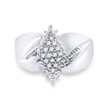 thumbnail image 1 of 1/8CT-DIA CLUSTER RING, 1 of 4