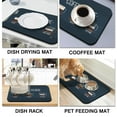 thumbnail image 2 of Excellent 18x24 Inch Coffee Mat for Uncluttered Countertops: Stain-Hiding, Rubber-Backed for Stability - Ideal Dish Drying Spot and Coffee Bar Accessory for Under Coffee Machines, 2 of 7