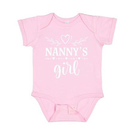 

Inktastic Nanny Girl Granddaughter Gift Baby Girl Bodysuit