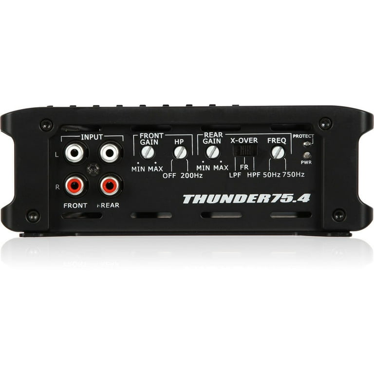 MTX THUNDER75.4 4-Channel 400W Thunder Series Car Amplifer + Amp