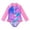 Z01-Pink, variant on LRen Swimming Suit for Girls Long Sleeve Swimsuits 2 Piece Rash Guard Bathing Suits Upf 50+ Sun Protection Casual Round Neck Beach Swimwear Swimming Bikini Set for