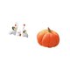 thumbnail image 5 of Esculturas De Familia De Elefantes Y Almohadas De Peluche De Calabaza. Estatuas Decorativas De Animales Y Cojines De Peluche Para Escritorio, Sofá, Dormitorio, Sala De Estar., 5 of 8