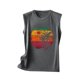 thumbnail image 4 of Camiseta holgada sin mangas con cuello redondo y estampado informal de verano para mujer Pompotops  lopia992839, 4 of 5