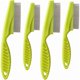 thumbnail image 1 of HAYAN Multifunctional Pet Grooming Comb - 2023 New Magic Stainless Steel Fine-Tooth Massage Comb for Dog and Cat Hair, Stain Tear Removal (2 Pair, Green), 1 of 1