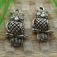 thumbnail image 3 of K-KED 168 Pcs Tibetan Silver Owl Charms Pendant 21X12MM S4086 DIY Delicate Jewelry Making, 3 of 3