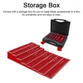 thumbnail image 2 of Amdohai 8PCS Setup Blocks Height Gauge Set Aluminium Alloy Woodworking Setup Bars Set Practical Router Table Saws Accessories Set with Storage Box, 2 of 8