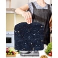thumbnail image 2 of Blue Starry Sky Stand Mixer Dust Cover with Storage Pocket & Handles, Universe Space Galaxy Night Star Fits All Tilt Head & Bowl Lift Kitchen Appliance Cover Organizer Bag Accessories, 4.5-5 Quart, 2 of 6