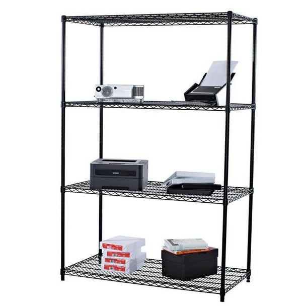 TRINITY 48"W x 24"D x 72"H 4Shelf NSF Wire Shelving Unit, 3200 lb