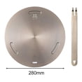 thumbnail image 1 of Plaque de Conduction Thermique pour Cuisinière à Induction en Acier Inoxydable, 1 of 3