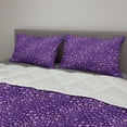 thumbnail image 2 of Romantic Comforter & Sham Bedding Set, Love Themed Repetitive Style Hearts Pattern in Shading Romantic Art, 3 pcs Duvet Set Microfiber Filling Quilt, 5 Sizes, Violet and Purple, by Ambesonne, 2 of 4