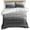 Black, variant on Sky Blue Ombre Bedding 3 Piece Duvet Cover Set Full Size, Modern Abstract Art Ocean Oil Painting Soft Microfiber Comforter Cover with Zipper Closure & Pillowcases, Wrinkle & FadeResistant Quilt Cover