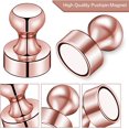thumbnail image 2 of 20 PCS Refrigerator Magnets, Rose Gold Fridge Magnet Strong Magnets for Whiteboard, Small Neodymium Magnetic Ideal for Push Pin, Office, Classroom, Map, 2 of 13