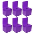 thumbnail image 1 of Unique Bargains Ballot Box 6'x6'x6' Raffle Box with Removable Header Board Suggestion Box Cardboard Box Purple 6Pack, 1 of 5