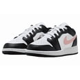 thumbnail image 2 of N I-K-E A i r-Jor-dan 1 Low (GS) Shoes White Rust Pink Black 553560-165 Multi Size NEW, 2 of 6