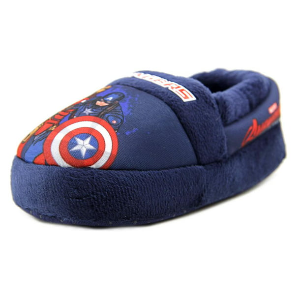 Marvel - Avengers Slipper Toddler Round Toe Canvas Blue Slipper ...
