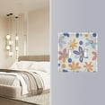 thumbnail image 4 of Yayeee Toggle Light Switch Wall Plate 3-Gang 6.37"x4.48" Decorative Outlet Cover, Blue Retro Flower, 4 of 7