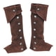 thumbnail image 3 of Botas de pirata de Halloween para hombre Botas de pirata de cuero esmerilado Cubierta de zapatos Traje medieval retro de lujo , marrón Salvador Cubrebotas Pirata, 3 of 8