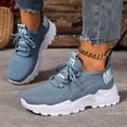 thumbnail image 7 of Couple's Matching Sneakers Comfortable Shoes Spring Summer Walking Shoes Lightweight Breathable Black 45, 7 of 7
