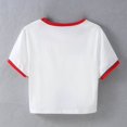 thumbnail image 6 of Women's T-Shirts Slim Fit Summer Top Graphic Crop Tee for Everyday Casual Wear, 6 of 7