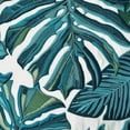 thumbnail image 6 of PIKWEEK Table Cloth Tropical Leaf Palm Pattern Comfy Decorative Beauty Round Table Cover White, 6 of 8