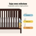 thumbnail image 6 of Dream On Me Synergy MOD 5-in-1 Convertible Crib in Espresso with Free Crib Mattress, 6 of 8