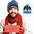 thumbnail image 4 of Gorro navideño iluminado, gorro navideño con luces LED para adultos, suministros para fiestas de Año Nuevo y Navidad, 4 of 5