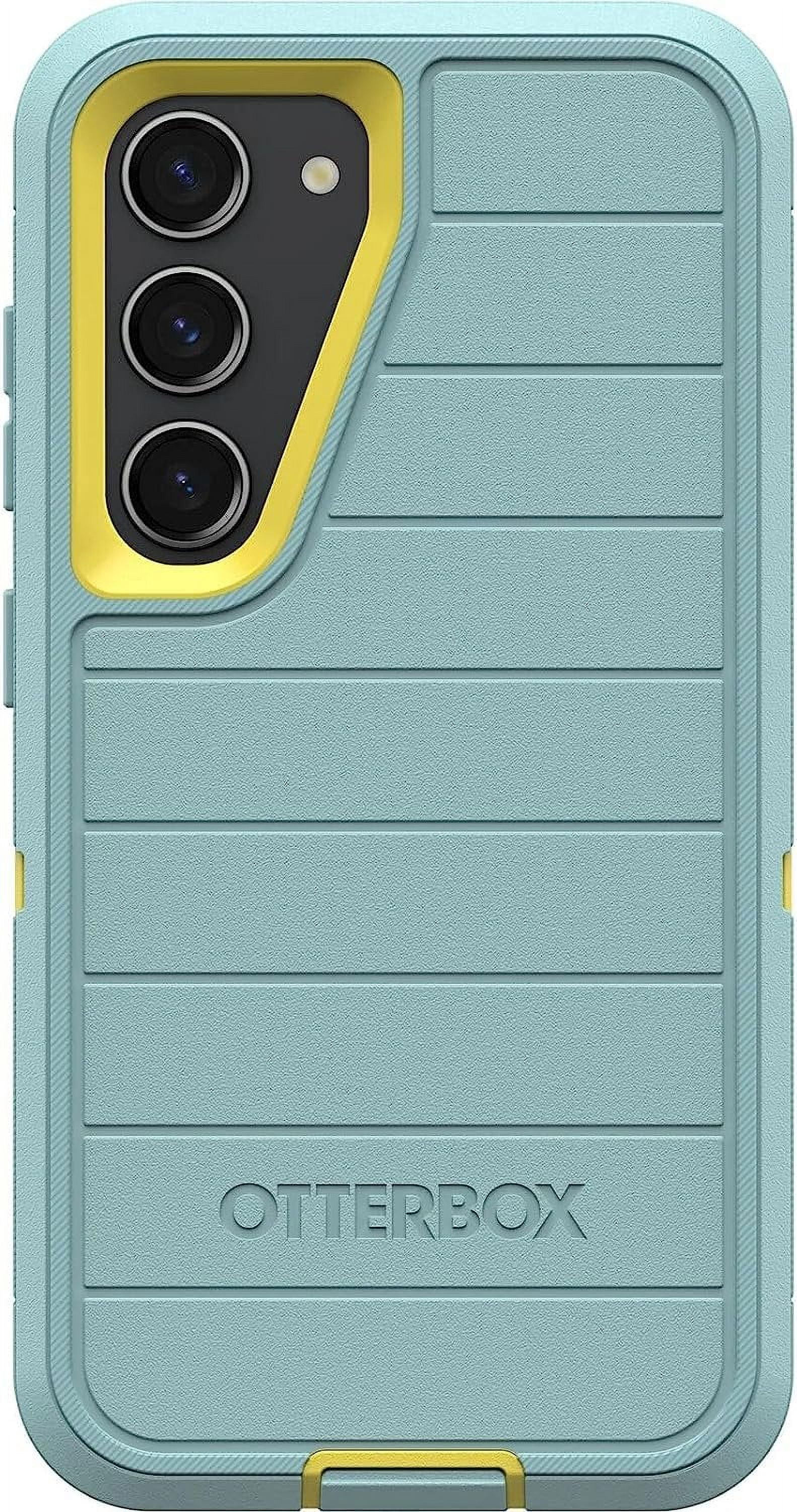 OtterBox Galaxy S23 Only - Defender Series Case - Sails and Sun, Rugged & Durable - with Port Protection - Includes Holster Clip Kickstand - Microbial Defense Protection - Non-Retail Packaging