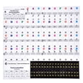 thumbnail image 2 of Transparent Piano Sticker, Removable PVC Piano Key Sticker, For Piano Teachers Piano Learners, 2 of 8