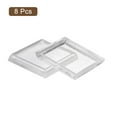 thumbnail image 3 of 8 Pack Square Furniture Caster Cups, 1-7/8" Plastic Furniture Pads, 3 of 7