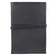 thumbnail image 2 of Commit To The Lord - Proverbs 16:3 Black Classic Full Grain Leather Writing Journal/Notebook Wrap Closure, 400 Lined Pages w/Inspirational Scripture, 6 x 8.5 Inches, 2 of 6