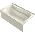 thumbnail image 6 of Kohler 1224-GHLA-0 66 x 36 in. Mariposa Drop-In & Alcove Heated Bubblemassage Air Left Bath Drain - White, 6 of 7