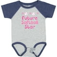 thumbnail image 3 of Inktastic Future Softball Star Girls Baby Bodysuit, 3 of 5