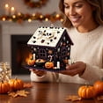 thumbnail image 3 of Eagokdc Pearl Painting Kit Halloween Wooden House Shaped Diamond Art Kits for Adults, Home Decor Art Craft Kit Upgraded Beads Craft for Holiday Family Activity, 3 of 7