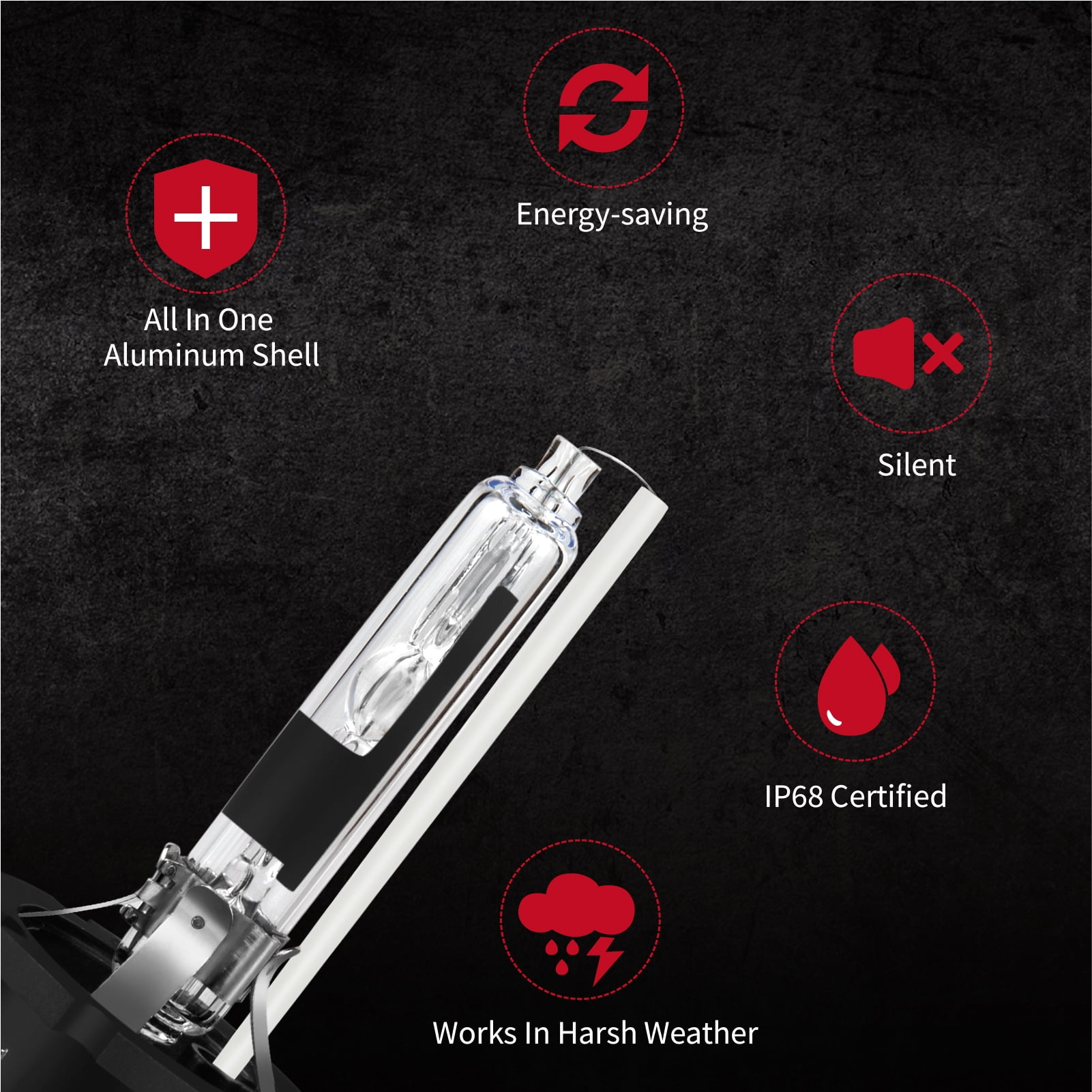 2X D2R HID Xenon Headlight Low Beam Bulbs 35W 6000K White Super Bright
