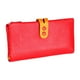 thumbnail image 4 of Cartera De Mujer, De Mujer, Moderna, Larga, Para Ir Al Trabajo, Citas, Viajes, Color Rojo, 4 of 9