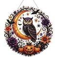 thumbnail image 7 of Halloween Diamond Art Hanging Kits for Adults Beginners, DIY Acrylic 5D Special Shaped Crystal Diamond Gem Art Painting Hanging Ornament for Home Wall Decor and Gift (Halloween Owl), 7 of 7