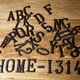 thumbnail image 5 of Bewildely Placa de puerta decorativa de hierro, placa de número de casa duradera y fácil de instalar, color negro Artesanía B17--P, 5 of 6