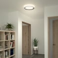 thumbnail image 3 of Artika Cooper Modern Flush Mount Ceiling Light Fixture, White, 3 of 5