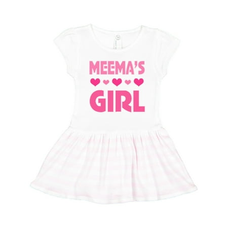 

Inktastic Meema Girl Granddaughter Gift Gift Toddler Girl Dress