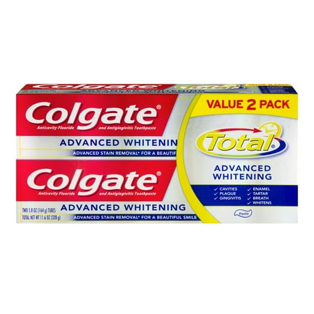 Colgate Total Advanced Whitening Toothpaste - 2 CT