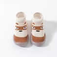 thumbnail image 2 of kamemir Wide Toddler Shoes Baby Sneakers Baby Boys Girls Sneakers Anti-Slip Rubber Sole Shoes(Z1-Beige,18), 2 of 4