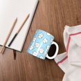 thumbnail image 4 of Yiaed Cute Teeth Print Ceramics Coffee,Large Handle Design,Extra Large Tea and Coffee Cup for Office and Home Mugs, 4 of 6