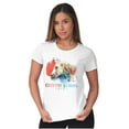 thumbnail image 3 of Country Strong Sassy Watercolor Horse Womens Fitted Plus Size Graphic Tee Brisco Brands 2X, 3 of 5