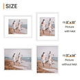 thumbnail image 2 of Sindcom 5 PACK 11x14 Matted to 8x10 Gallery Wall Picture Frame, White Photo Frames, 2 of 5