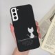 thumbnail image 1 of Fundas de teléfono para Samsung Galaxy S22 Ultra, carcasa de chica bonita con corazón, carcasa para Samsung S22 S 22 Plus Ultra 5G Fivean unisex, 1 of 2