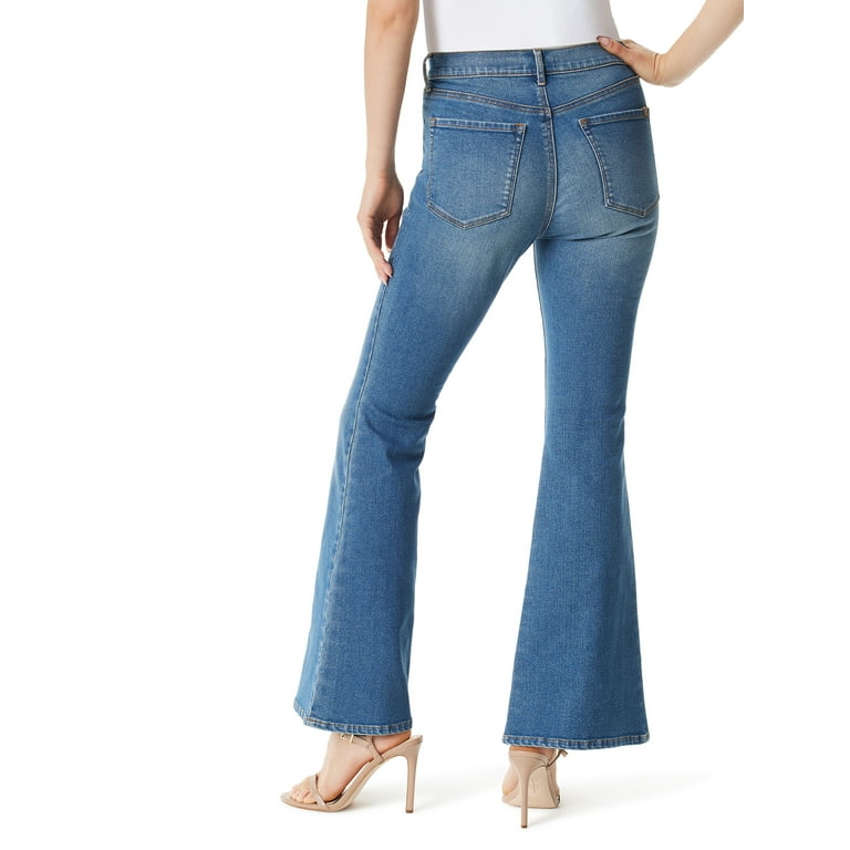 ANDMARY】Heart hip flare denim