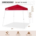 thumbnail image 3 of EAGLE PEAK 8 x 8 Slant Leg Lightweight Instant Canopy Tent, 3 of 8
