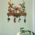 thumbnail image 5 of Michellecmm  Hummingbird Coat Hooks with 4 Hooks, Decorative Wall Mounted Hummingbird Wall Art for Entryway, Front Door, Hallway, Kitchen, 5 of 7